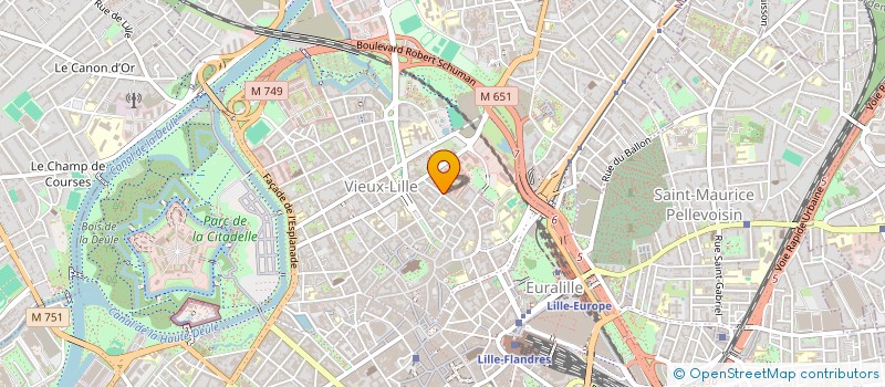 localisation de l'entreprise MADAME ISABELLE MARCHAL à LILLE