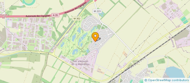 localisation de l'entreprise MADAME ISABELLE MARCHAL  LA WANTZENAU