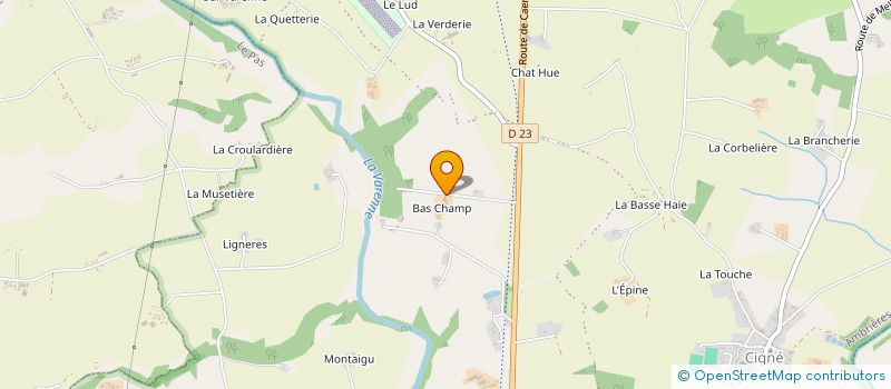localisation de l'entreprise MADAME ISABELLE MARCHAND à AMBRIERES-LES-VALLEES