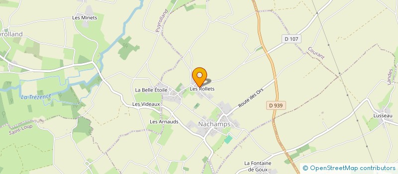 localisation de l'entreprise MADAME ISABELLE MARCHAND à LA DEVISE