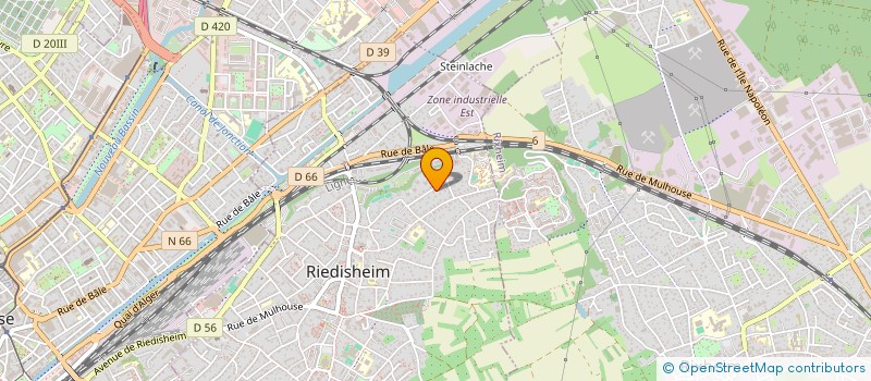 localisation de l'entreprise MADAME ISABELLE MARCHAND  RIEDISHEIM