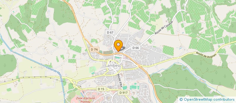 localisation de l'entreprise MADAME ISABELLE MARCHETTI  VENTABREN