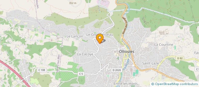 localisation de l'entreprise MADAME ISABELLE MARCINIAK à OLLIOULES