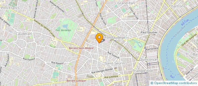 localisation de l'entreprise MADAME ISABELLE MARCOU à BORDEAUX