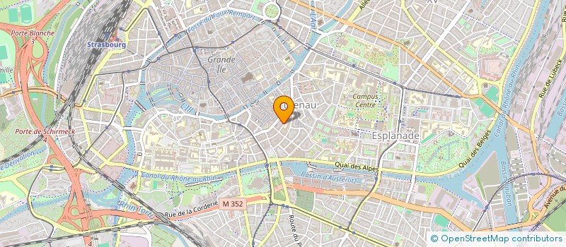 localisation de l'entreprise MADAME ISABELLE MARCOU à STRASBOURG