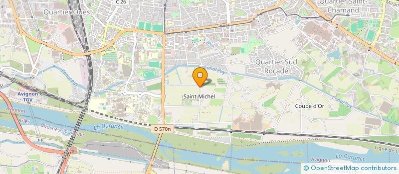 localisation de l'entreprise MADAME ISABELLE MAREE  AVIGNON