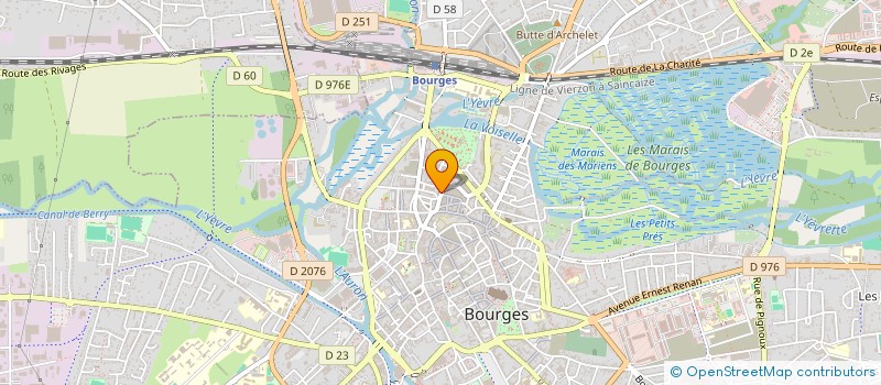 localisation de l'entreprise MADAME ISABELLE MARGUERY à BOURGES