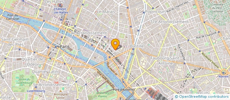 localisation de l'entreprise MADAME ISABELLE MARIE à PARIS