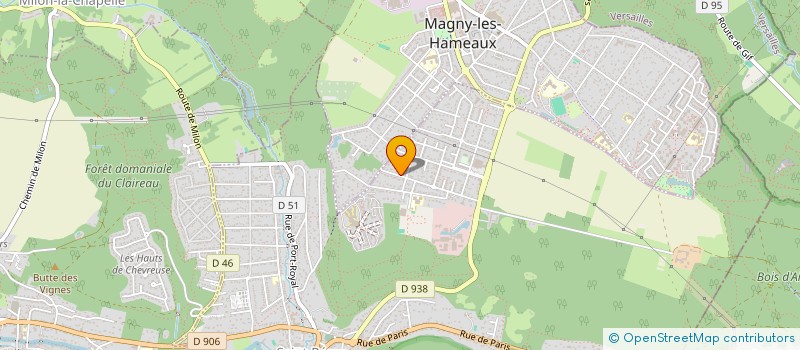 localisation de l'entreprise MADAME ISABELLE MARIE  SAINT-REMY-LES-CHEVREUSE