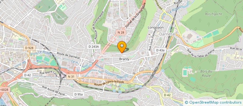 localisation de l'entreprise MADAME ISABELLE MARIE  DARNETAL