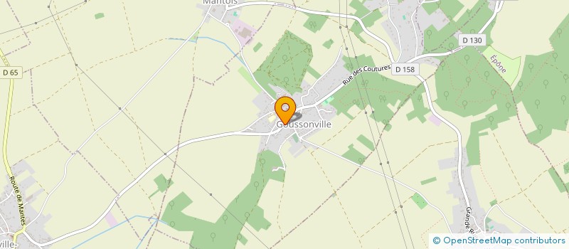 localisation de l'entreprise MADAME ISABELLE MARIE BISKUP  GOUSSONVILLE