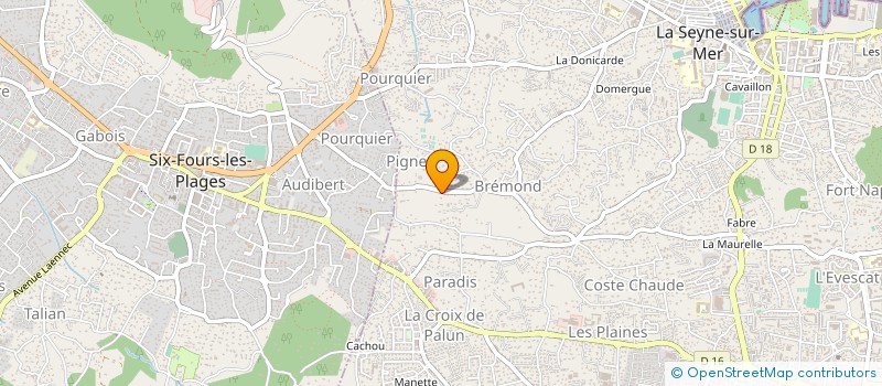 localisation de l'entreprise MADAME ISABELLE MARINI  LA SEYNE-SUR-MER