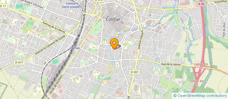 localisation de l'entreprise MADAME ISABELLE MARLEIX  COLMAR