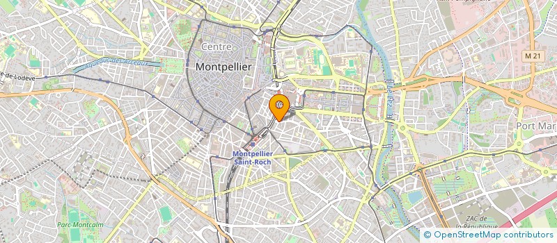 localisation de l'entreprise MADAME ISABELLE MAROT à MONTPELLIER