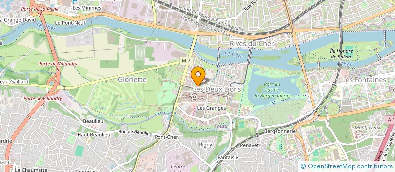 localisation de l'entreprise MADAME ISABELLE MARPEAU  TOURS