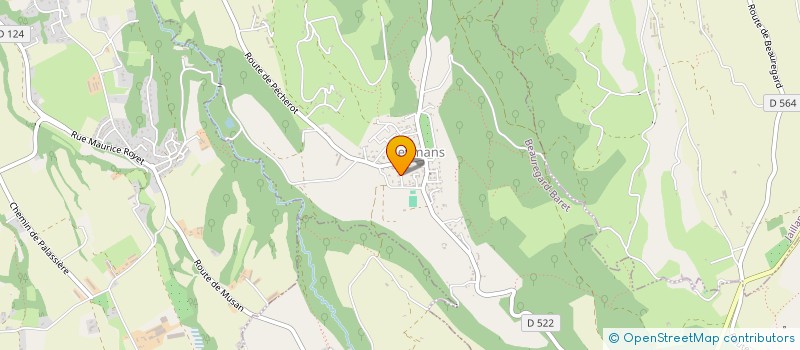 localisation de l'entreprise MADAME ISABELLE MARSAPANI  BEAUREGARD-BARET