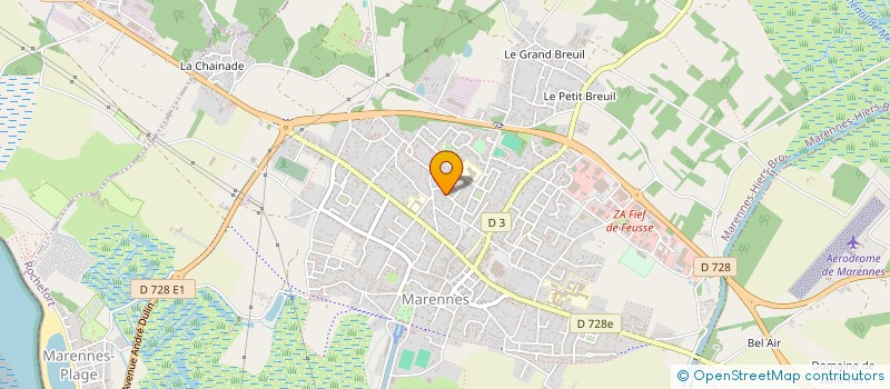 localisation de l'entreprise MADAME ISABELLE MARSAUD à MARENNES-HIERS-BROUAGE