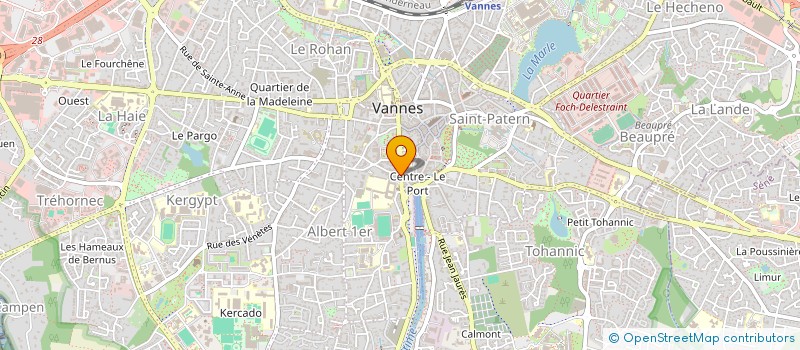 localisation de l'entreprise MADAME ISABELLE MARSOIN à VANNES