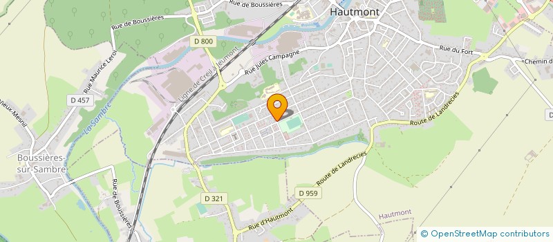 localisation de l'entreprise MADAME ISABELLE MARSZALEK à HAUTMONT