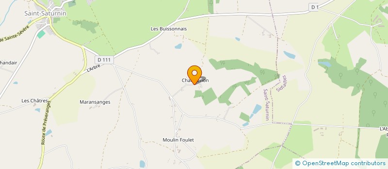 localisation de l'entreprise MADAME ISABELLE MARTEAU à SAINT-SATURNIN