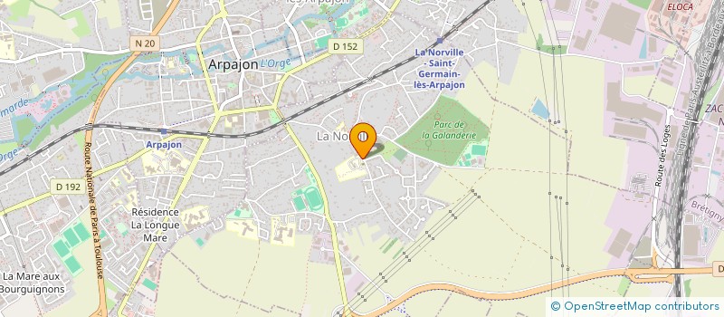 localisation de l'entreprise MADAME ISABELLE MARTEAU  LA NORVILLE