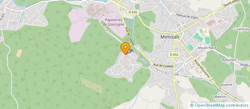 localisation de l'entreprise MADAME ISABELLE MARTICORENA  MIMIZAN