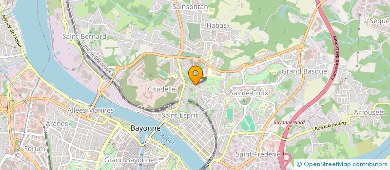 localisation de l'entreprise MADAME ISABELLE MARTIN  BAYONNE