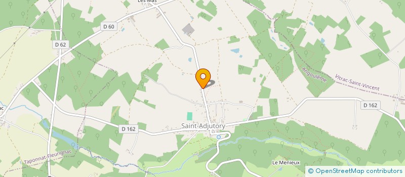 localisation de l'entreprise MADAME ISABELLE MARTIN  SAINT-ADJUTORY