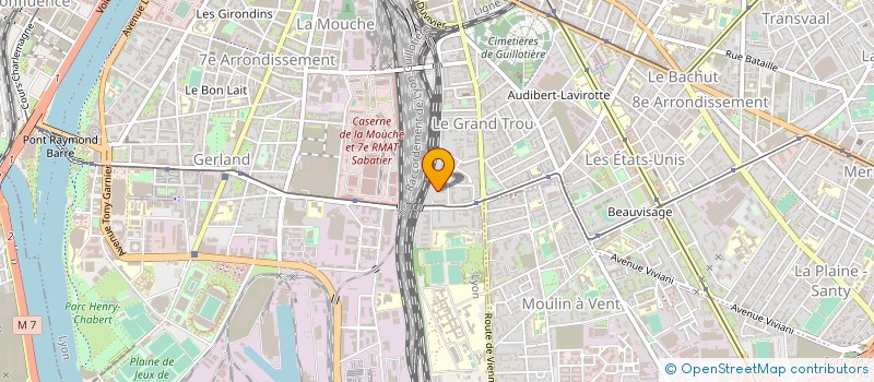 localisation de l'entreprise MADAME ISABELLE MARTIN à LYON