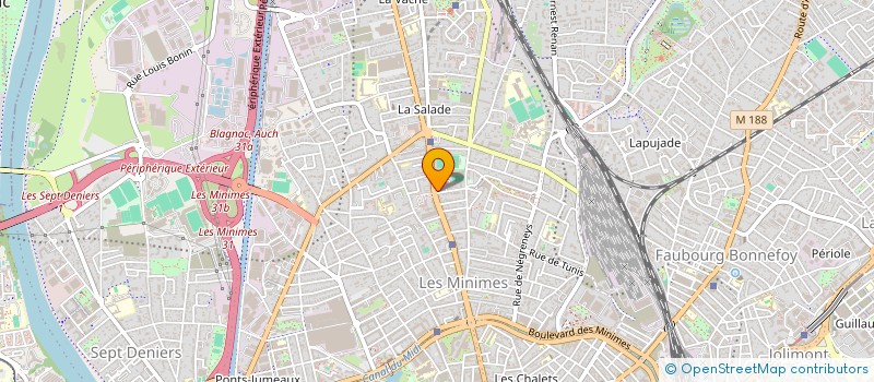 localisation de l'entreprise MADAME ISABELLE MARTIN à TOULOUSE