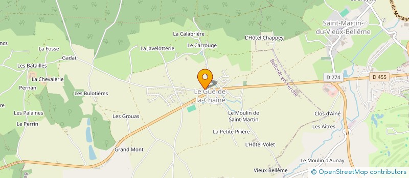 localisation de l'entreprise MADAME ISABELLE MARTIN à BELFORET-EN-PERCHE