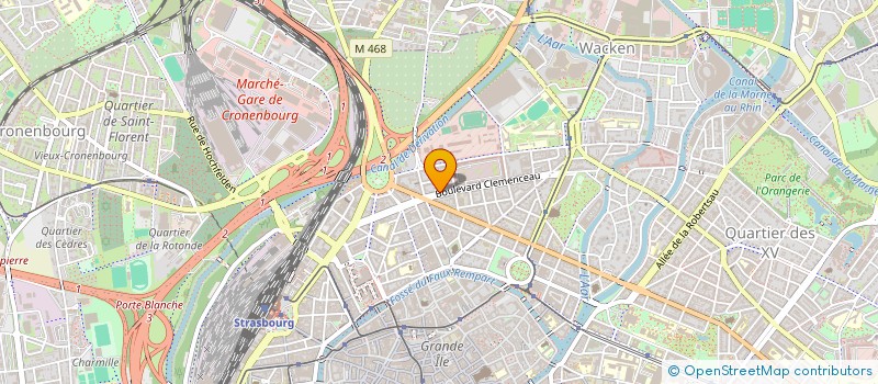 localisation de l'entreprise MADAME ISABELLE MARTIN à STRASBOURG