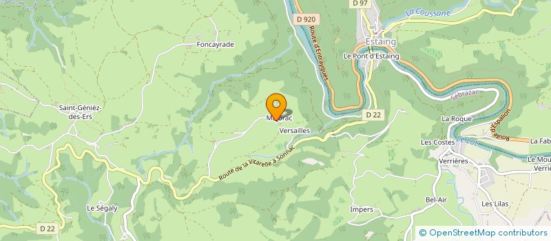 localisation de l'entreprise MADAME ISABELLE MARTIN  SEBRAZAC