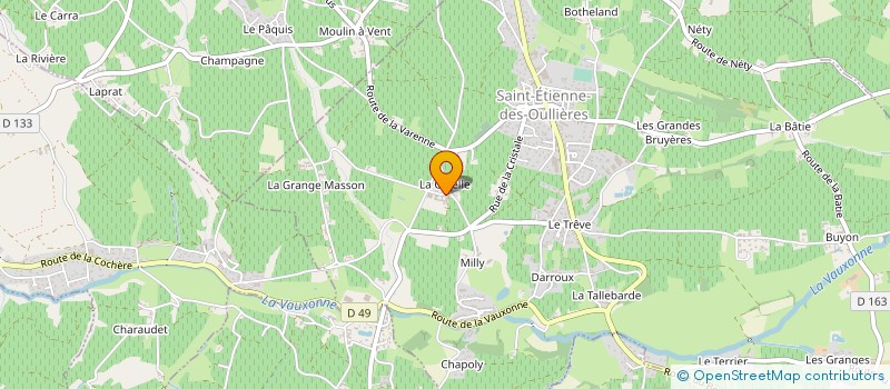 localisation de l'entreprise MADAME ISABELLE MARTIN CHAVE  BLACE