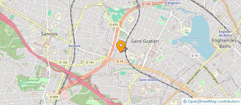 localisation de l'entreprise MADAME ISABELLE MARTINEZ  SAINT-GRATIEN