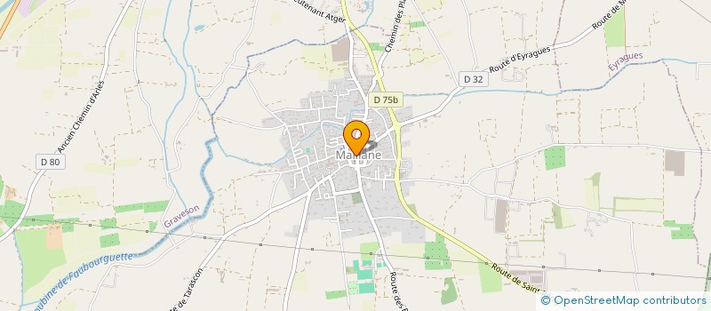 localisation de l'entreprise MADAME ISABELLE MARTINEZ  MAILLANE