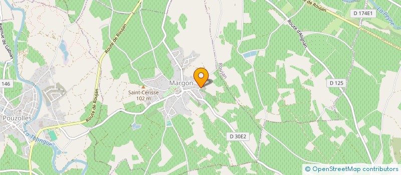 localisation de l'entreprise MADAME ISABELLE MARTINEZ  MARGON