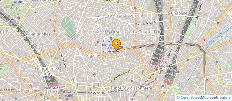 localisation de l'entreprise MADAME ISABELLE MARTINEZ  PARIS 18