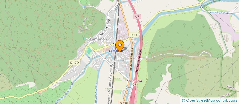 localisation de l'entreprise MADAME ISABELLE MARTY  LAMANON