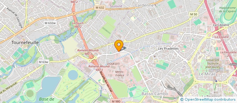 localisation de l'entreprise MADAME ISABELLE MARTY à TOULOUSE
