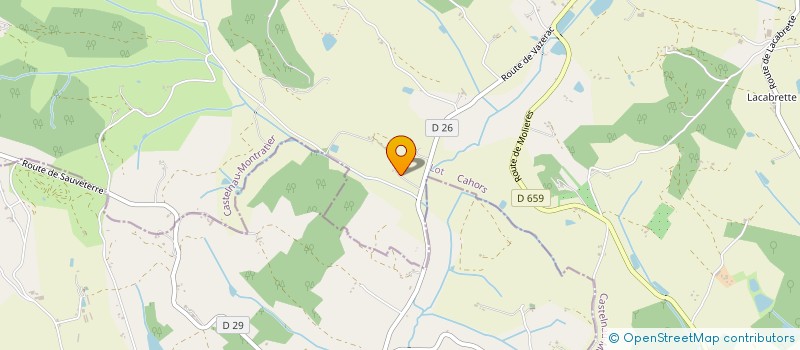 localisation de l'entreprise MADAME ISABELLE MARTY  CASTELNAU-MONTRATIER