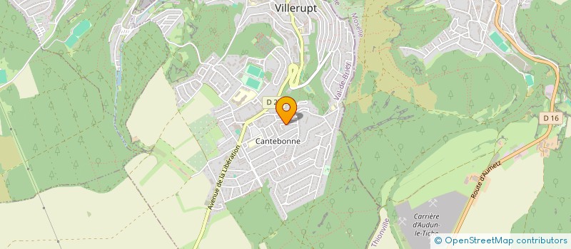 localisation de l'entreprise MADAME ISABELLE MARXER  VILLERUPT