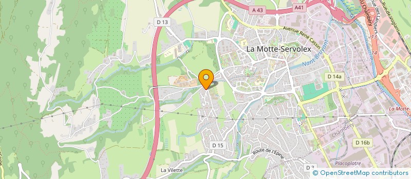 localisation de l'entreprise MADAME ISABELLE MASOCH  LA MOTTE-SERVOLEX