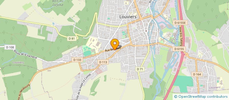 localisation de l'entreprise MADAME ISABELLE MASSE à LOUVIERS