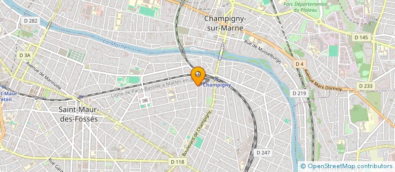 localisation de l'entreprise MADAME ISABELLE MASSEAU  SAINT-MAUR-DES-FOSSES