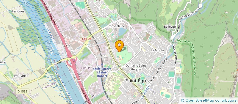 localisation de l'entreprise MADAME ISABELLE MASSIT  SAINT-EGREVE