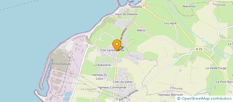 localisation de l'entreprise MADAME ISABELLE MASSON  FLAMANVILLE