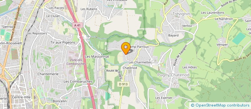 localisation de l'entreprise MADAME ISABELLE MATHIAN à PUGNY-CHATENOD
