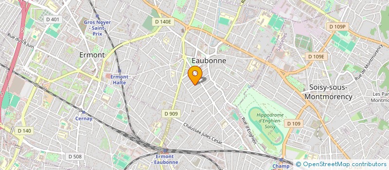 localisation de l'entreprise MADAME ISABELLE MATHURIN à EAUBONNE