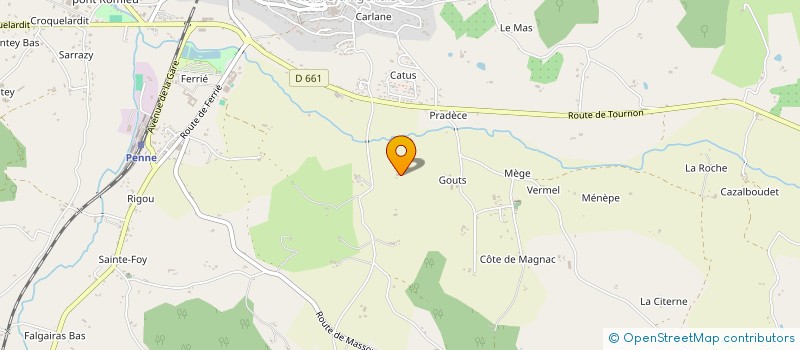 localisation de l'entreprise MADAME ISABELLE MATTANA à PENNE-D'AGENAIS